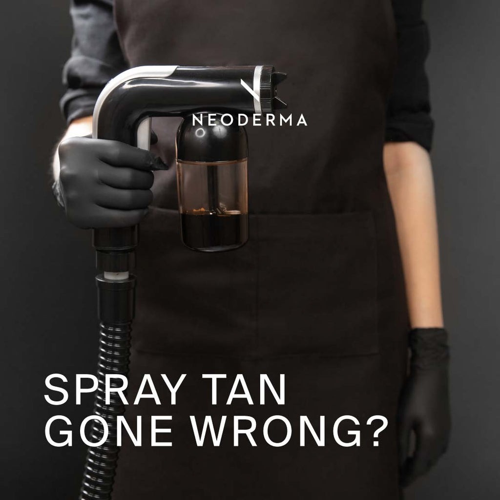 Spray Tan Gone Wrong?